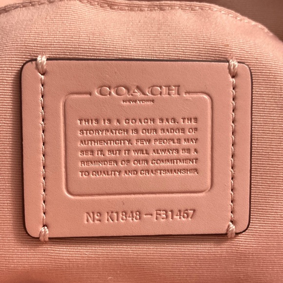 Coach Pink Pebble Leather Purse 👛 - Picture 14 of 16